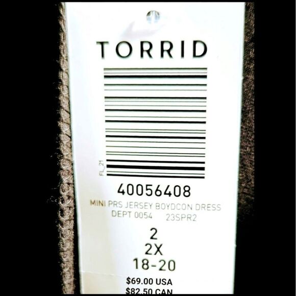 TORRID Plus Size - Mini Jersey Bodycon Dress - Picture 12 of 16